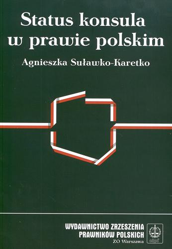 Okładka książki  Status konsula w prawie polskim  1