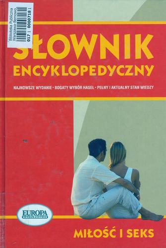 Okładka książki  Miłość i seks : słownik encyklopedyczny  11