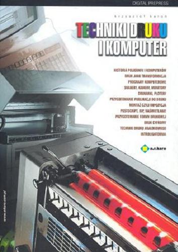 Okładka książki  Techniki druku i komputer  2