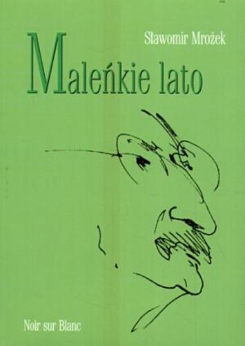 Okładka książki Maleńkie lato / Sławomir Mrożek.