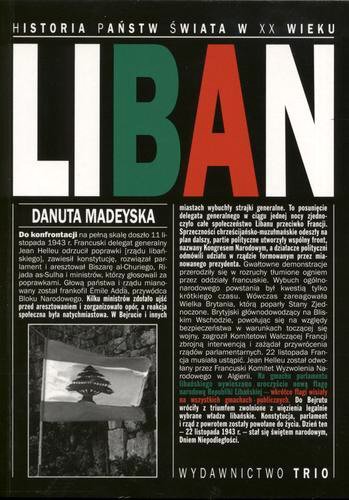 Okładka książki Liban / Danuta Madeyska.