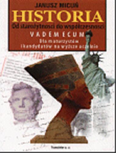 Okładka książki  Historia : od starożytności do współczesności - vademecum  2
