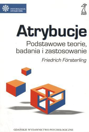 Okładka książki Atrybucje / Friedrich Försterling ; przekł. Józef Radzicki.