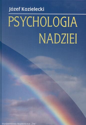 Okładka książki  Psychologia nadziei  12