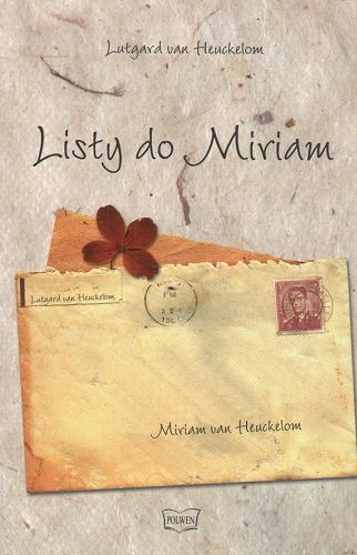Okładka książki  Listy do Miriam : pożegnanie matki z córką  1