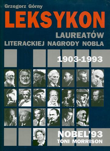 Okładka książki Leksykon literackich laureatów Nagrody Nobla / Grzegorz Górny.