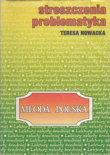 Okładka książki Młoda Polska / Teresa Nowacka.