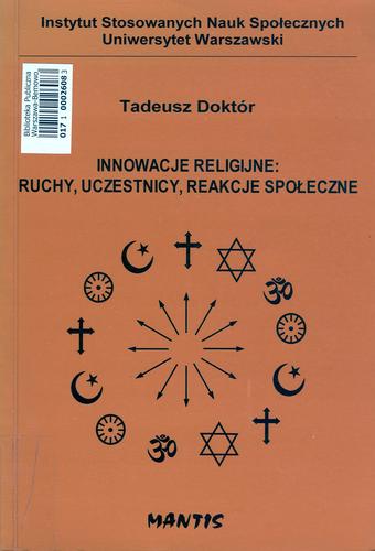 Okładka książki  Innowacje religijne : ruchy, uczestnicy, reakcje społeczne  1