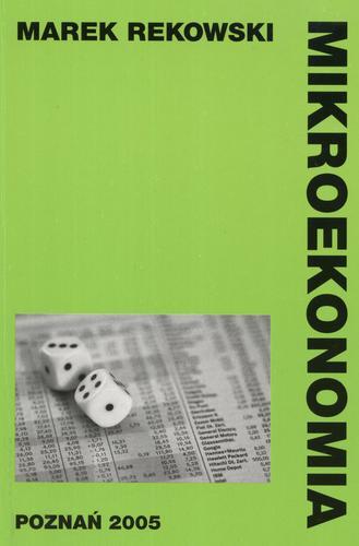 Okładka książki Mikroekonomia / Marek Rekowski.