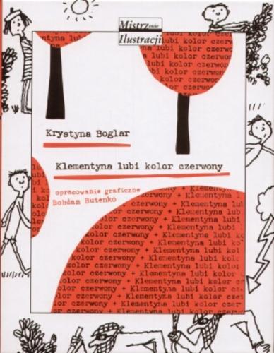 Okładka książki Klementyna lubi kolor czerwony / Krystyna Boglar ; il. Bohdan Butenko.