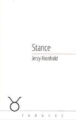 Okładka książki Stance / Jerzy Kronhold ; [ilustracje Jacek Waltoś].