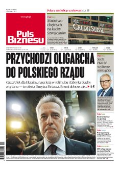 widok pierwszej strony Puls Biznesu
